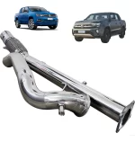 Downpipe Amarok V6 Aço Inox 304 DPF + CAT