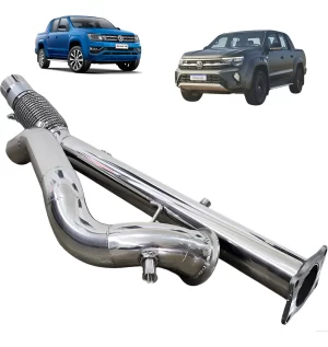 Downpipe Amarok V6 Aço Inox 304 DPF + CAT