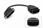 Cabo MAN TGX CONECTOR OBDII ESTANDAR (24V) OBD2 para DB25 (Compatível com Dimsport New Genius) F32GN005