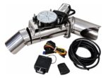 Difusor de Escape Esportivo 2” com Controle Remoto INOX