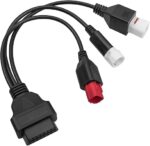 Cabo Diagnostico OBD de Motocicleta 3 em 1 para 16 Pinos