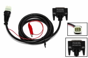 Conector de diagnóstico de 6 pinos Dimsport KTM para ECUs Keihin F32GN054
