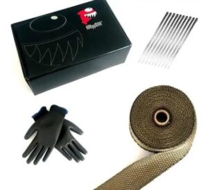 Fita Térmica Termotape Titanium Escapamento 10m - KTPT25010